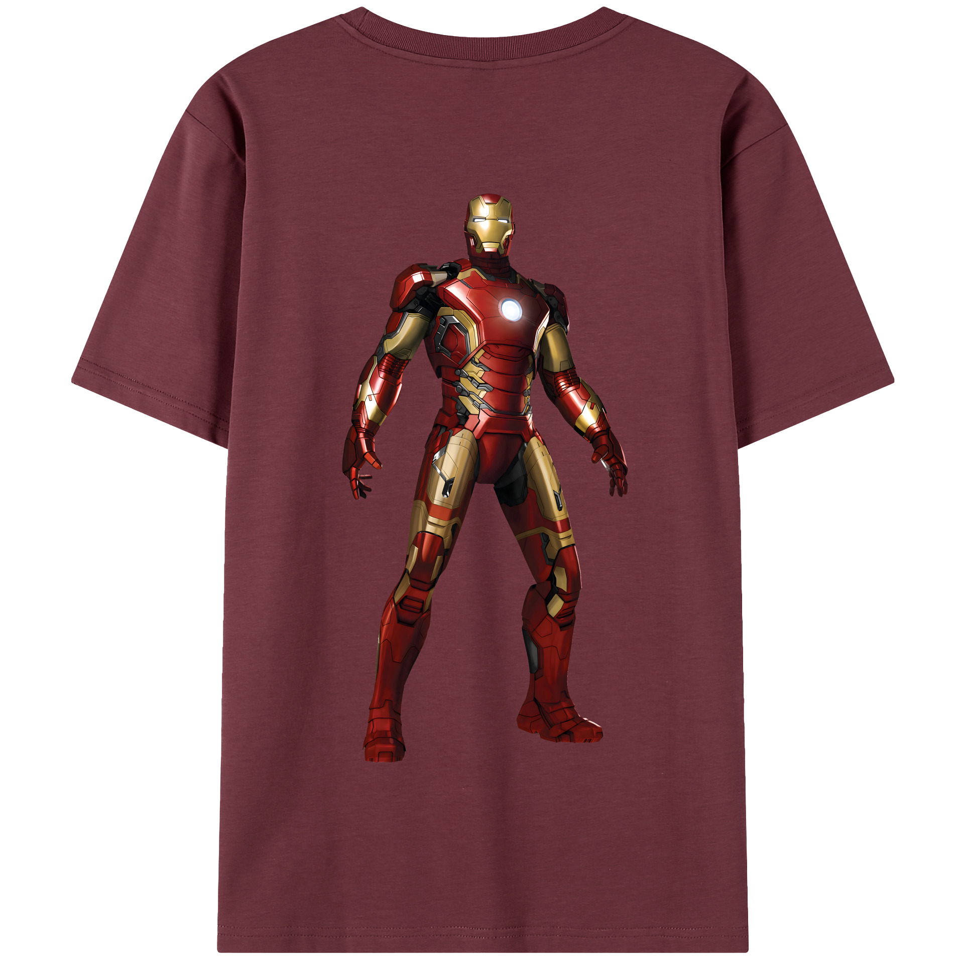 （画像用） アベンジャーズ The Avengers 綿100％半袖Tシャツ（背面プリント）